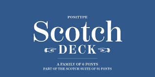 Scotch Deck Font